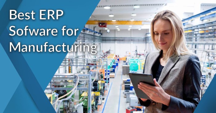 Erp manufacturing software system industry