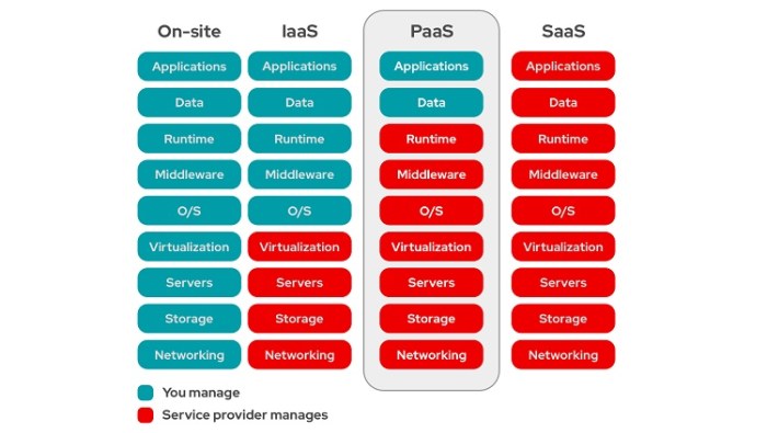 ERP software for PaaS services tools